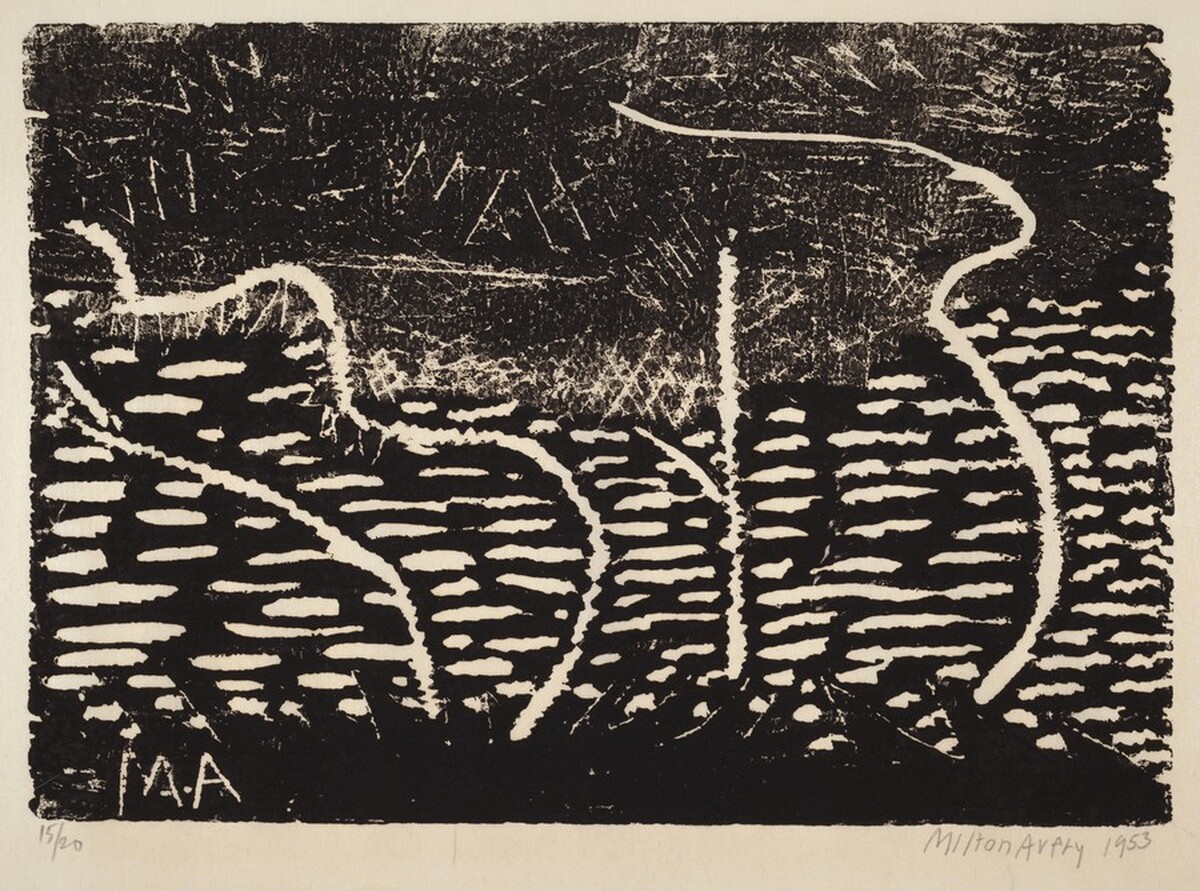 Trees by the Sea by Milton Avery