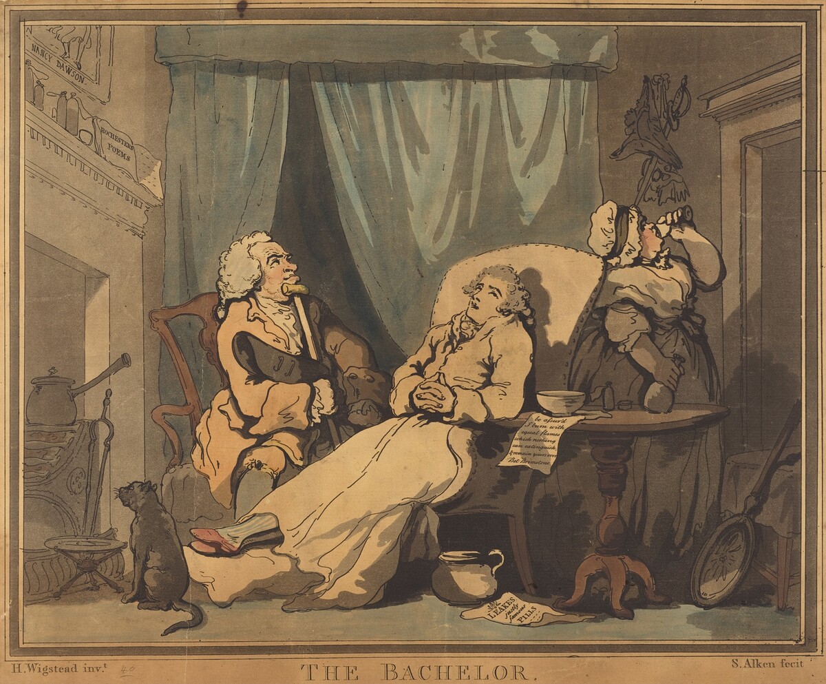 The Bachelor by Samuel Alken after H. Wigstead