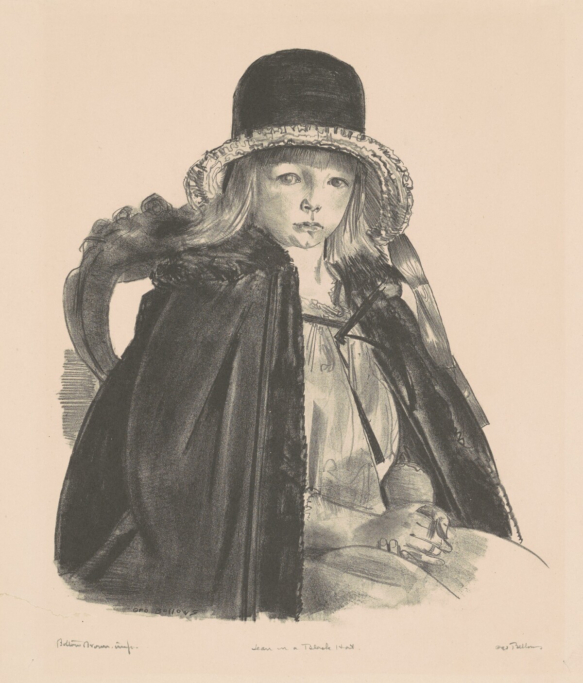 Jean in a Black Hat by George Wesley Bellows