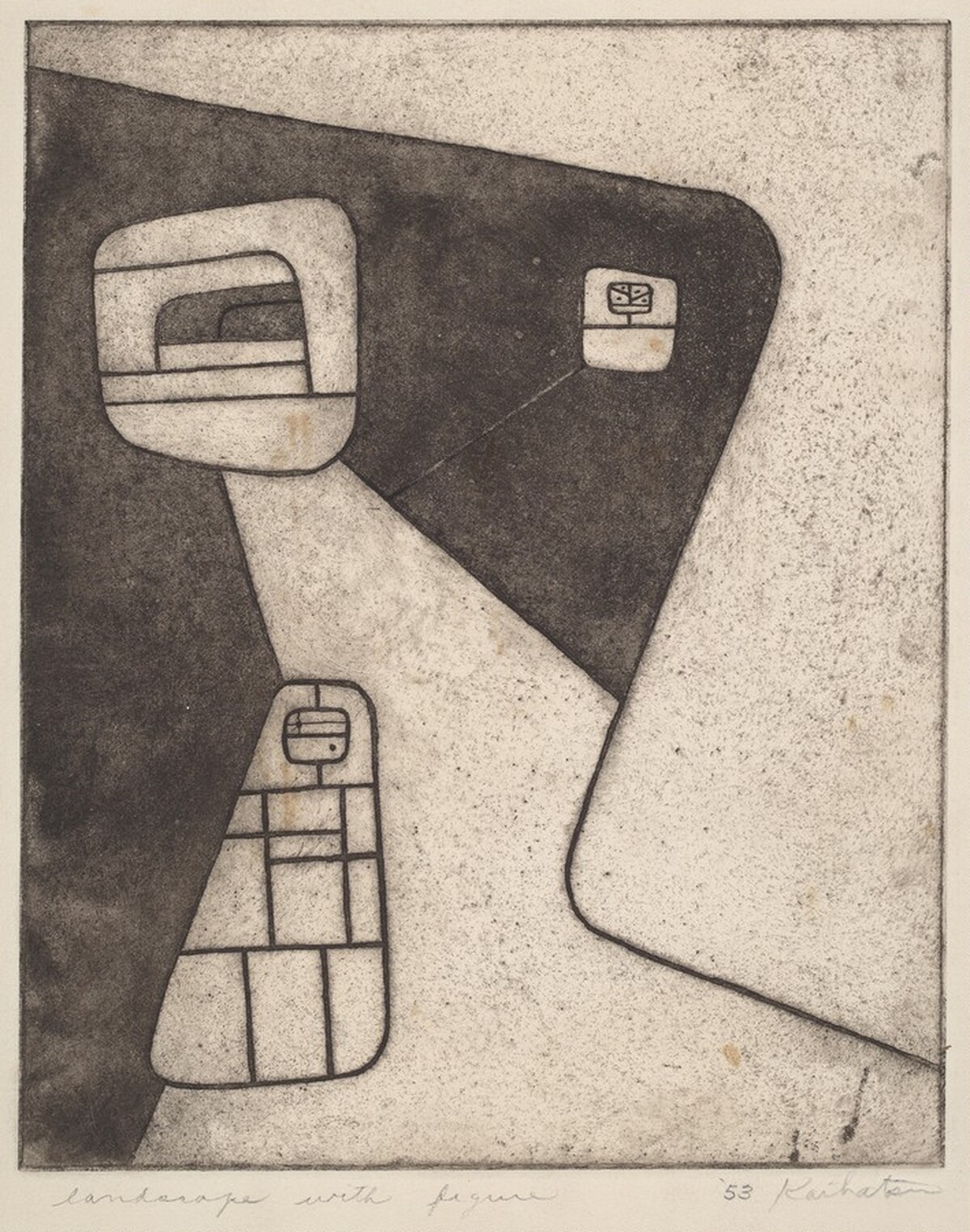 Landscape with Figure by Francis Kaihatsu