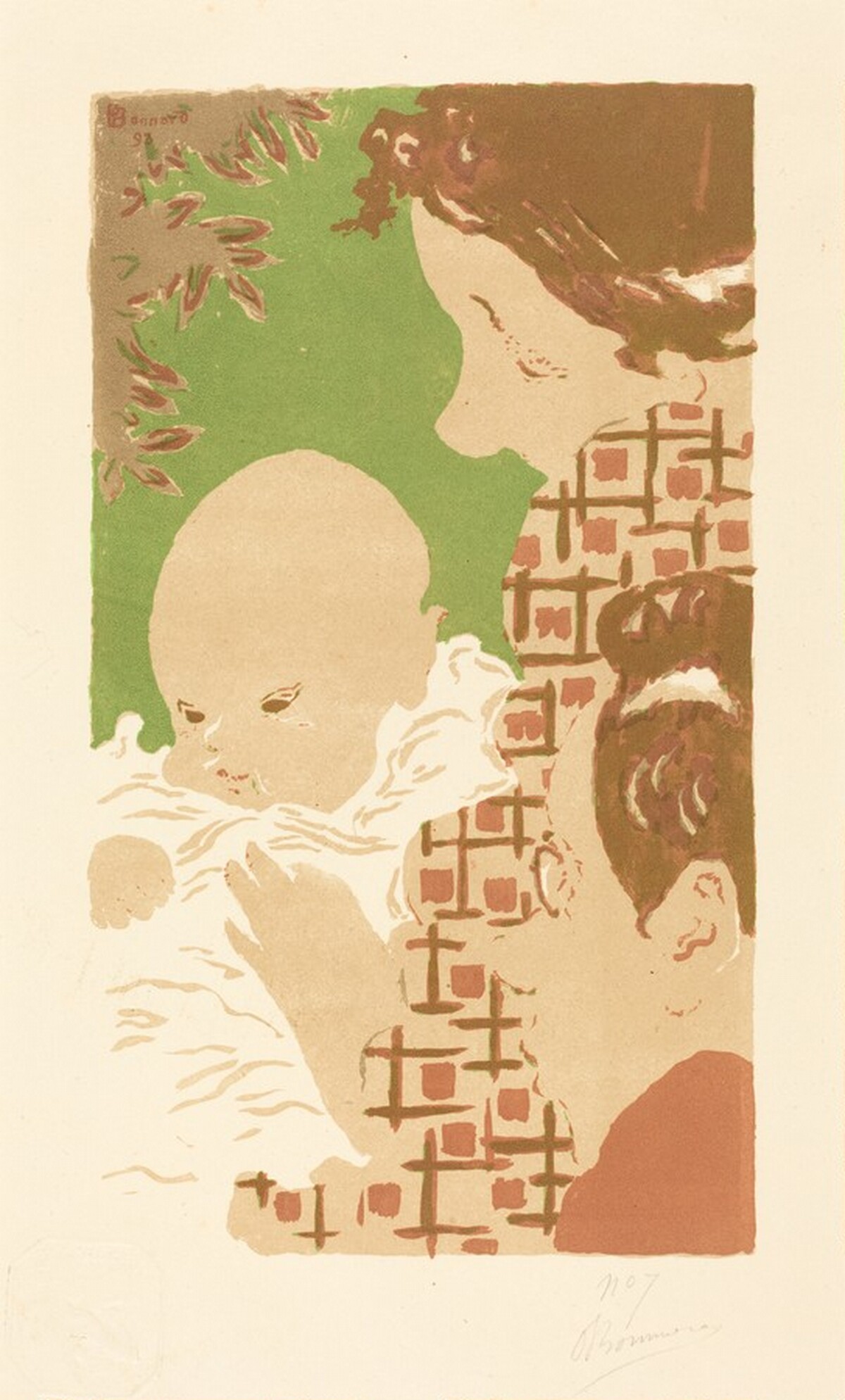 Family Scene, from Above by Pierre Bonnard