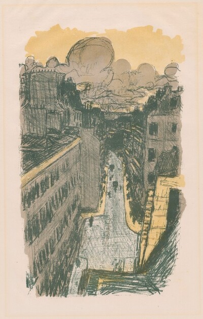 Street Scene from Above (Rue vue d'en haut)