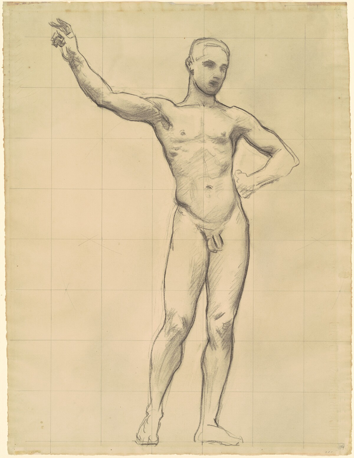 Study of Apollo for "Apollo and the Muses" by John Singer Sargent