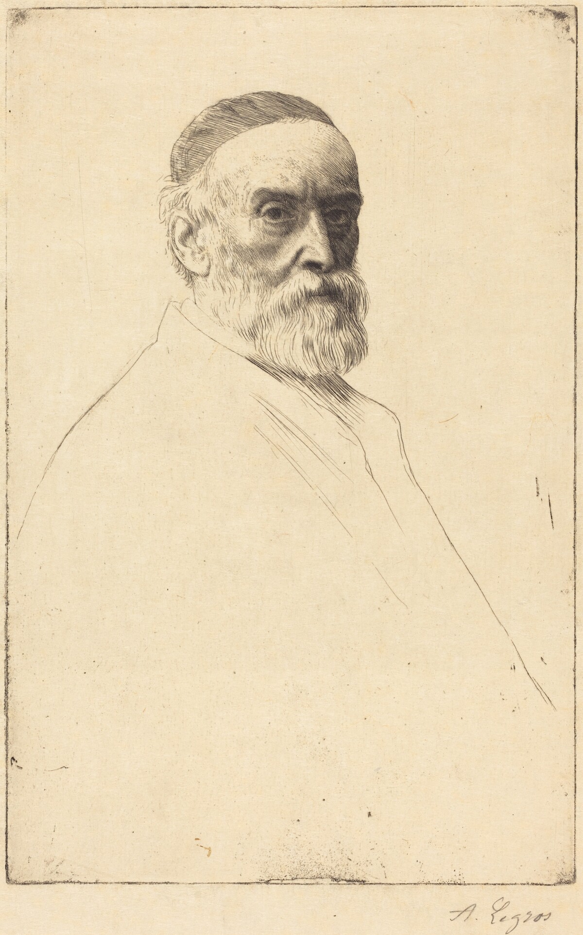G.F. Watts, R.A. by Alphonse Legros
