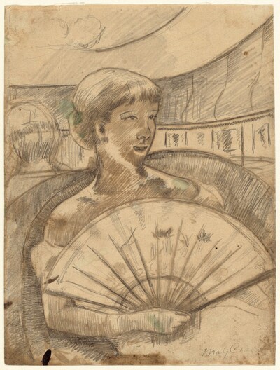 In the Opera Box (No. 3) [recto]