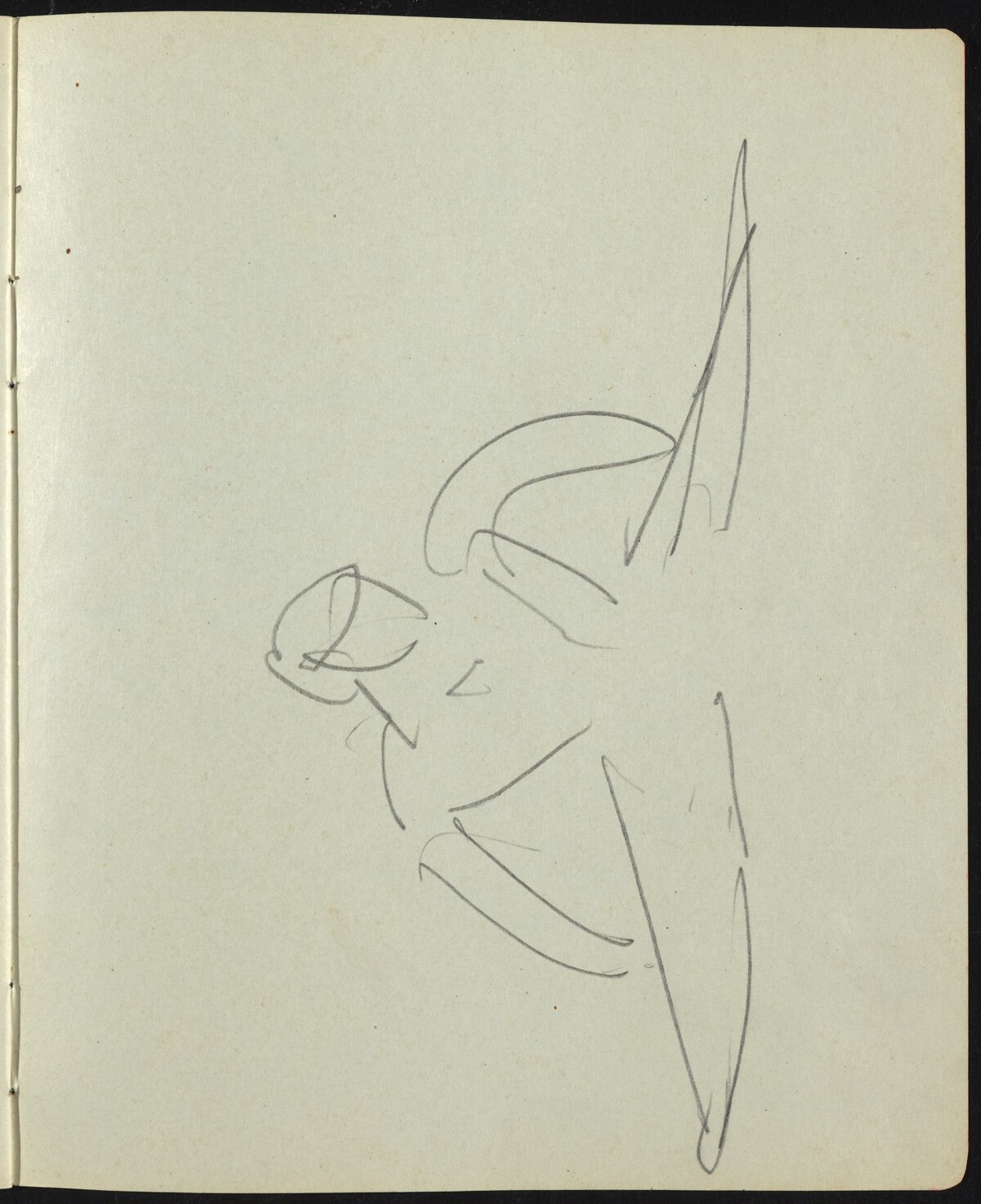 Dancers and Performers (Page from a Sketchbook) by Ernst Ludwig Kirchner