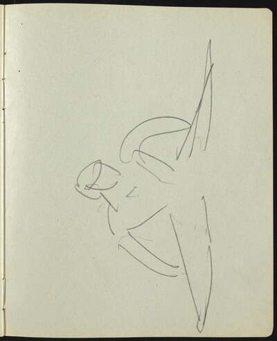 Dancers and Performers (Page from a Sketchbook)
