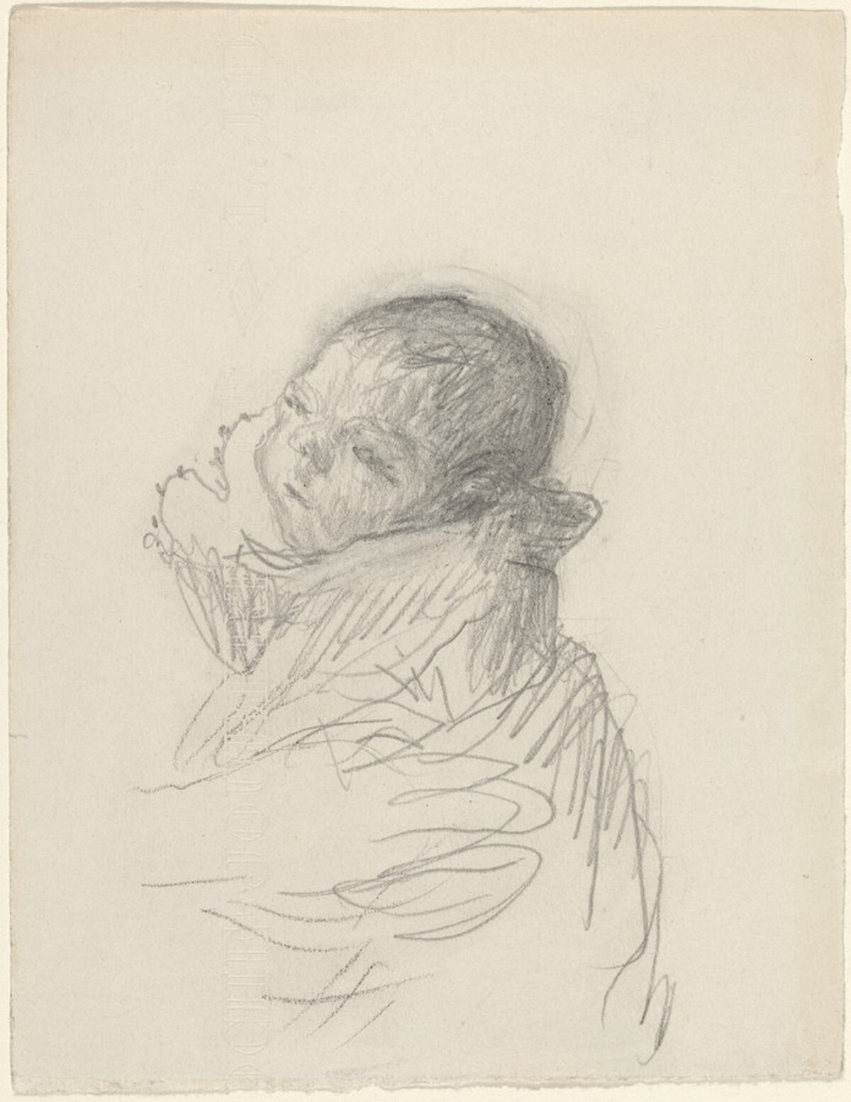 Birth announcement for Pierre François Marie Floury by Pierre Bonnard