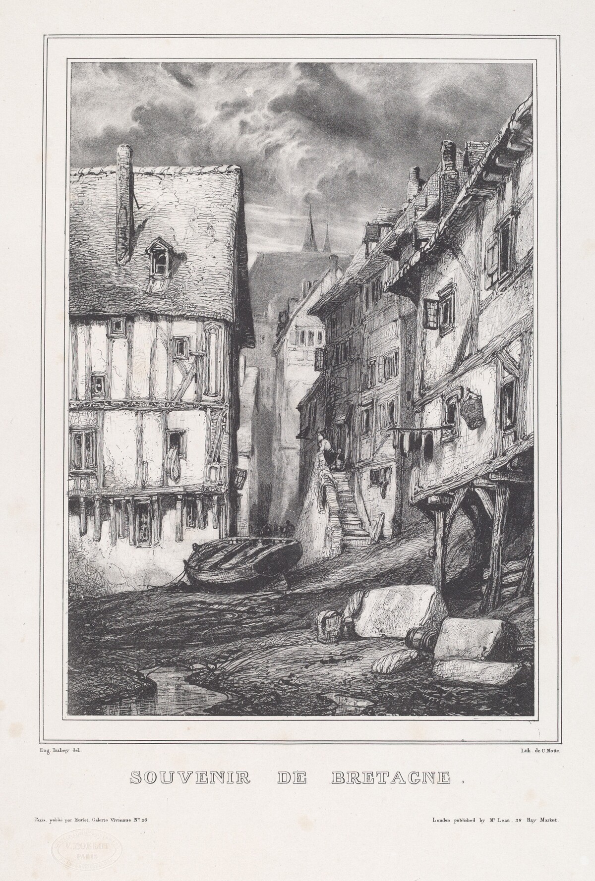 Souvenir de Bretagne by Eugène Isabey