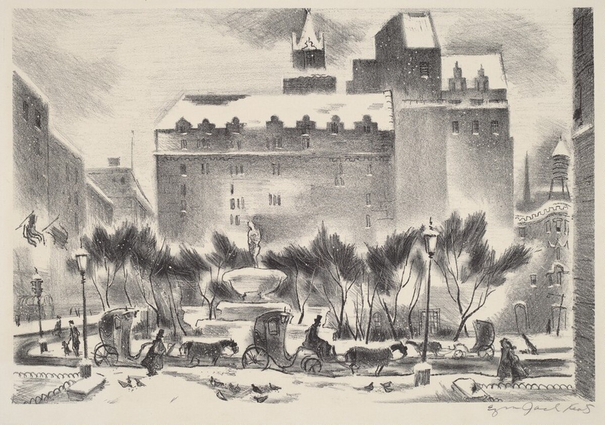The Plaza by Ezra Jack Keats