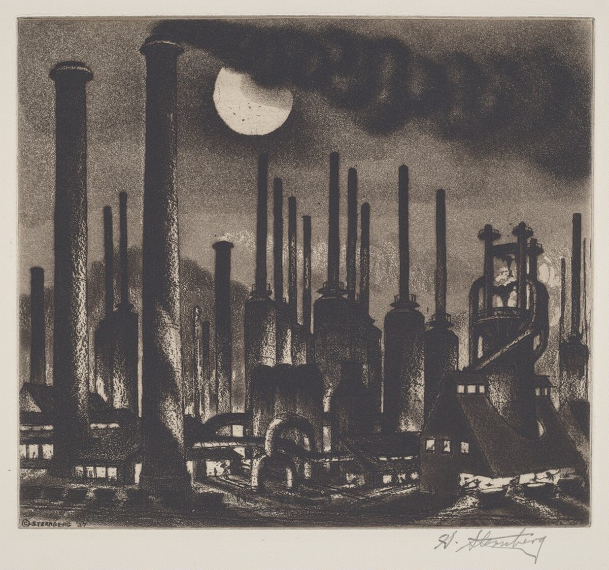 Untitled (Steel Mill) by Harry Sternberg