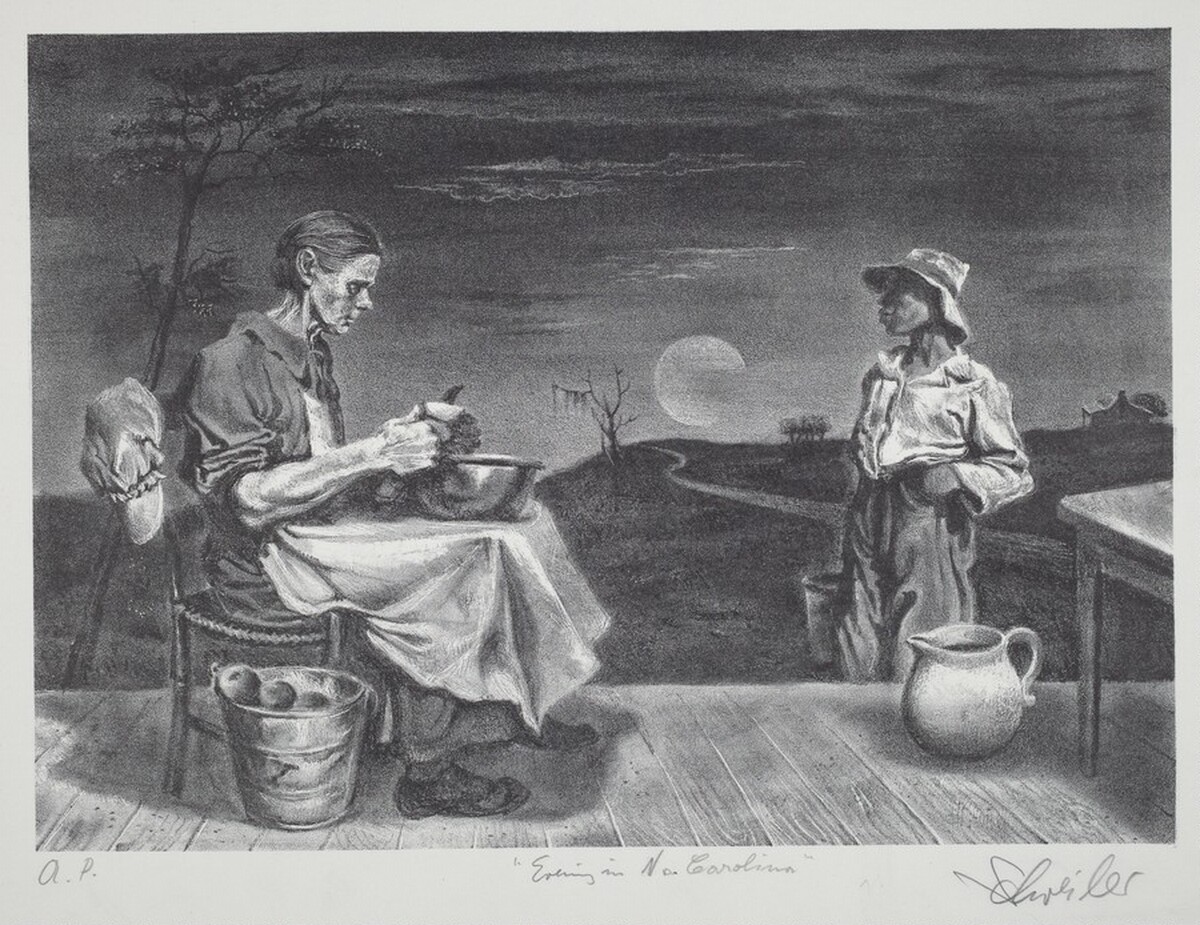 Evening in North Carolina by Georges Schreiber
