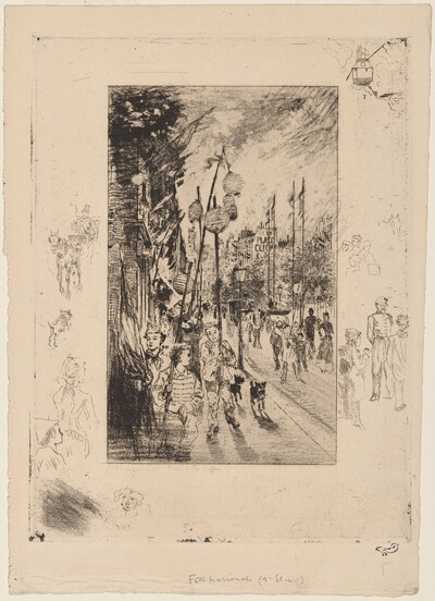 La Fete Nationale (Matinée de Fete 30 June 1878) (National Holiday 30 June 1878)