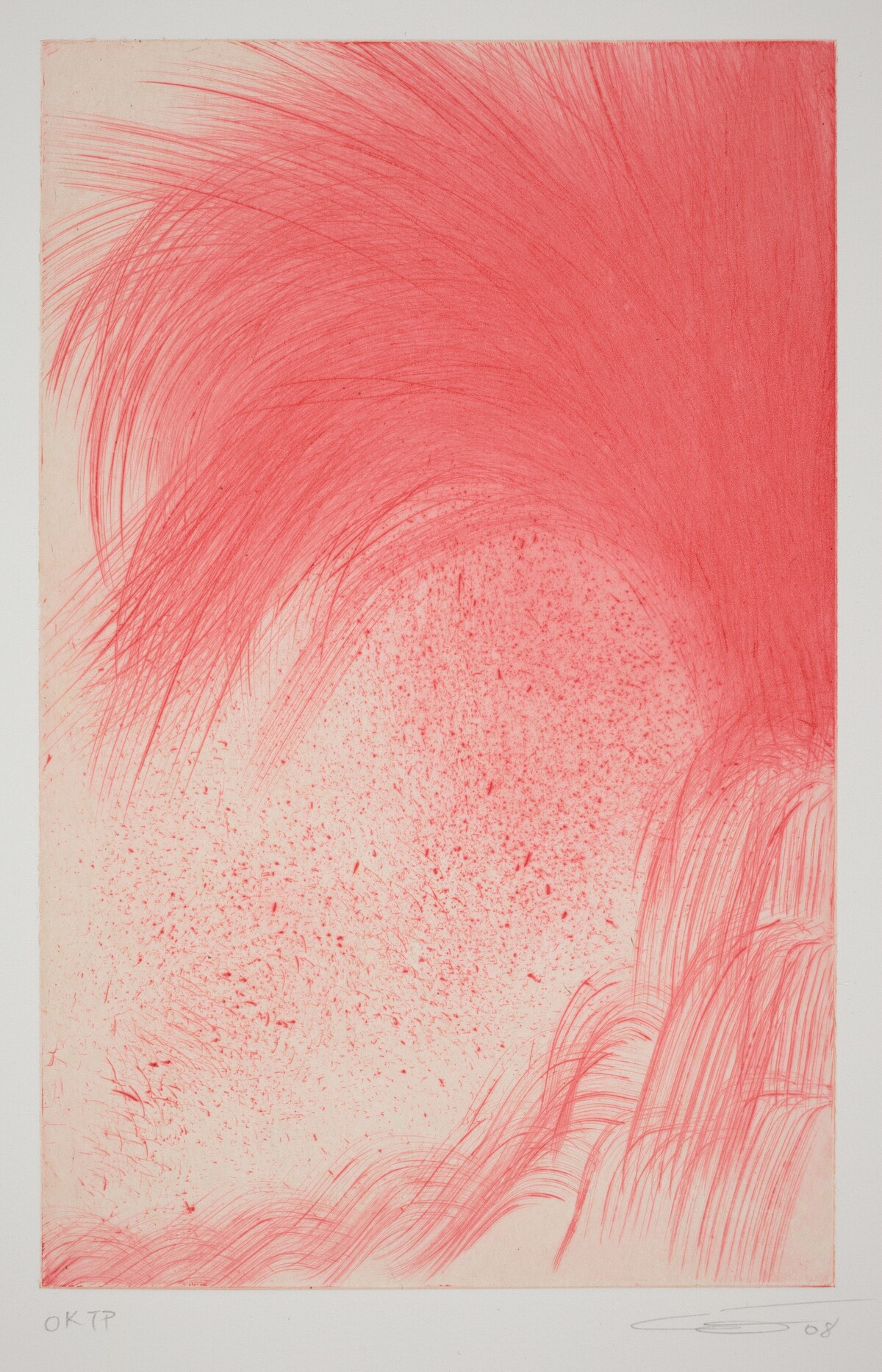 Rainbow - Pink Particles by Chris Ofili