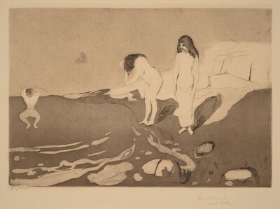 Girls Bathing (Badende Madchen)