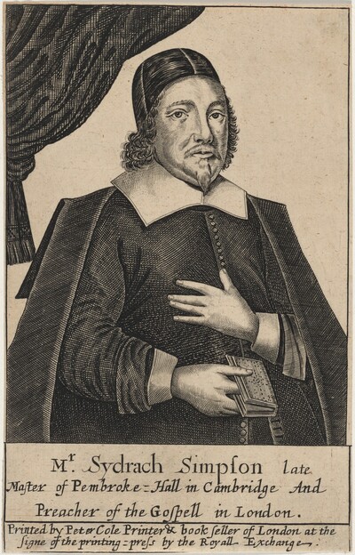 Sydrach Simpson, Preacher