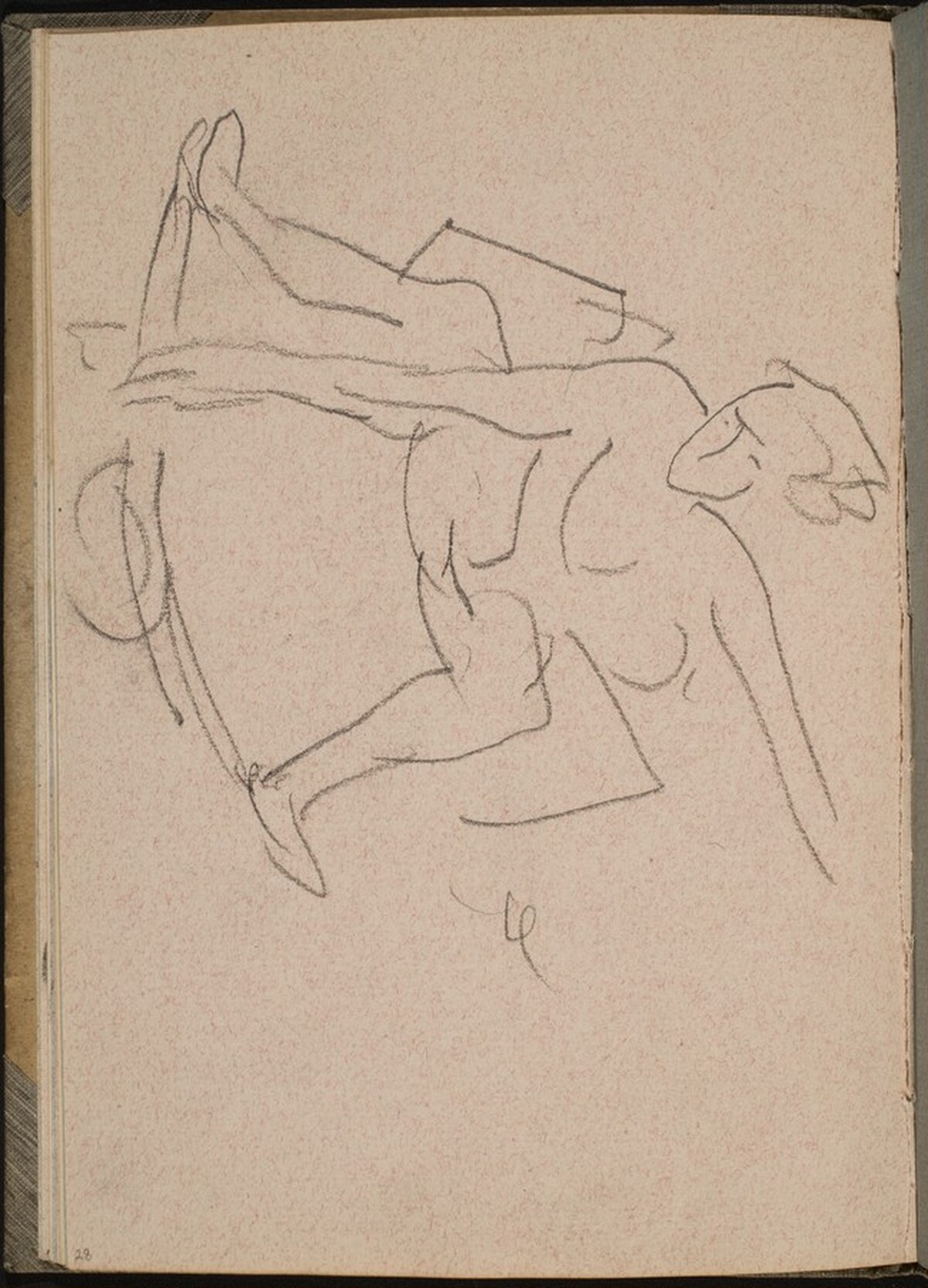 Akrobatin (Acrobat) [p. 28] by Max Beckmann