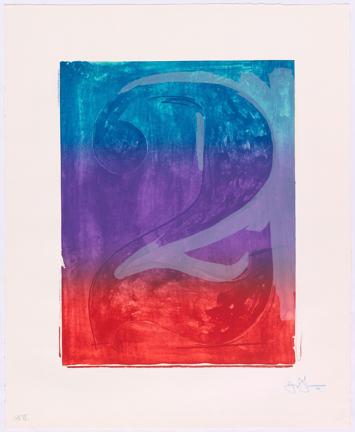 Figure 2 [artist's proof] by Jasper Johns