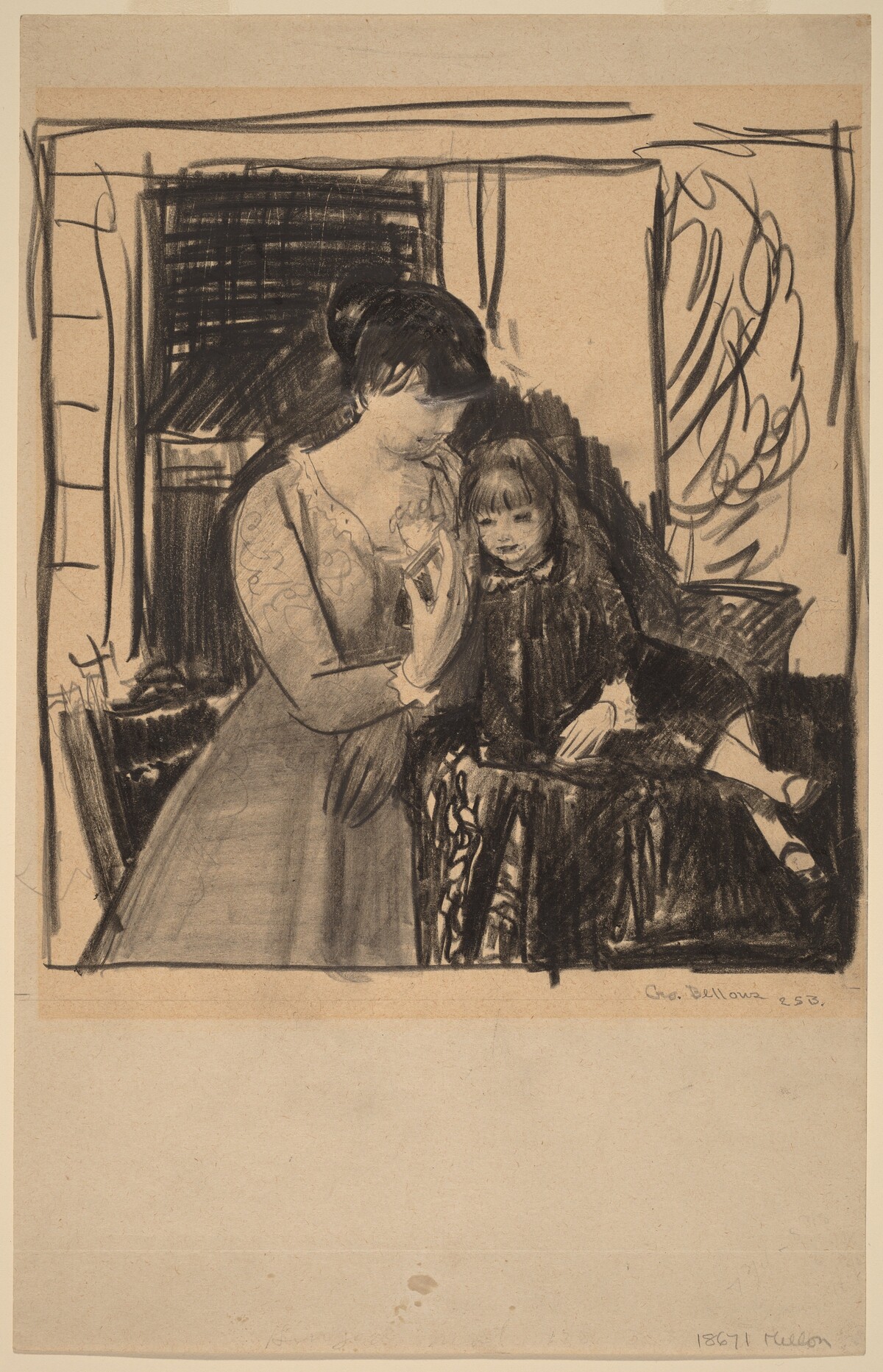 Anne and Her Mother by George Bellows