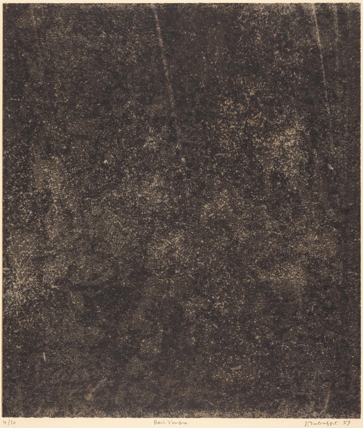 Bain d'ombre by Jean Dubuffet