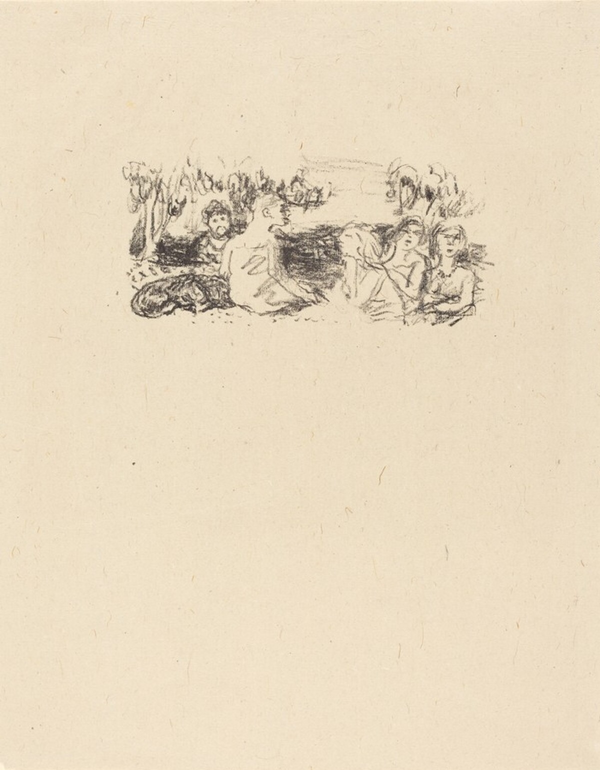 From "Le crepuscule des nymphes" (illustration, page 83) by Pierre Bonnard