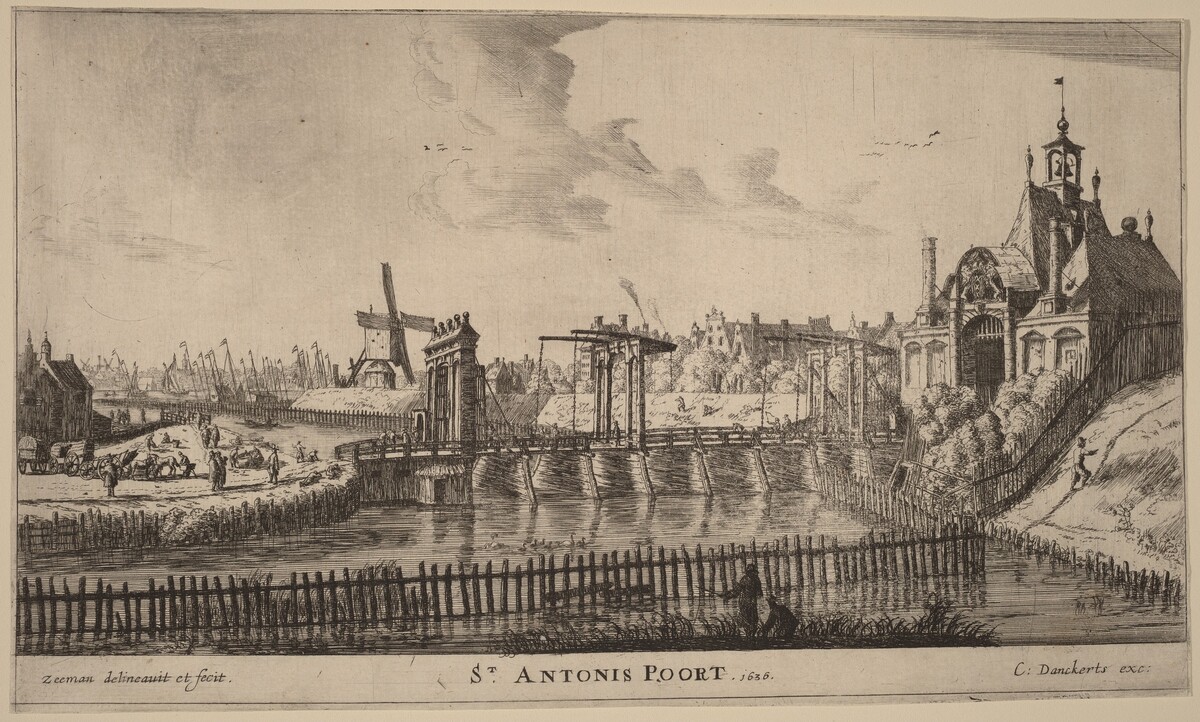 St. Antonis Gate (St. Antonis Poort) by Reinier Nooms, called Zeeman