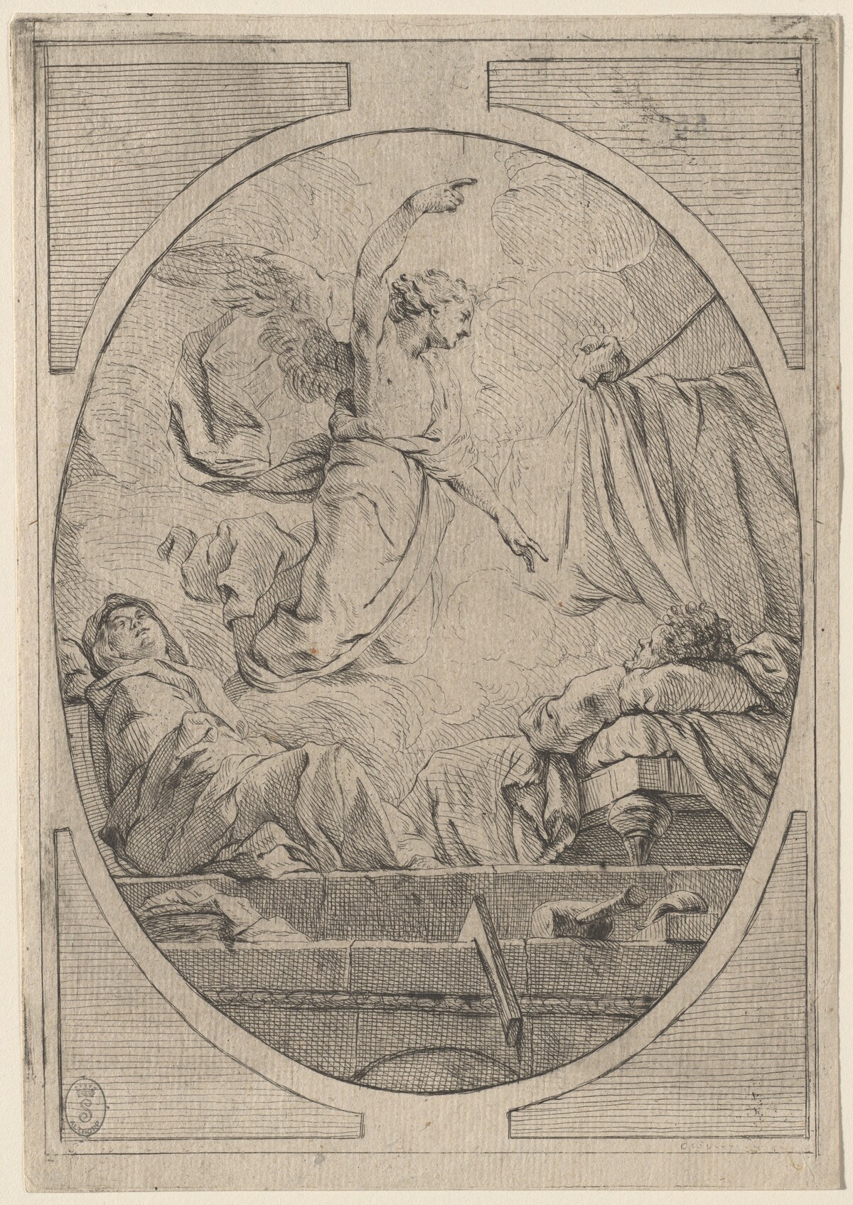 The Dream of Saint Joseph by French 18th Century after Pierre-Hubert Subleyras