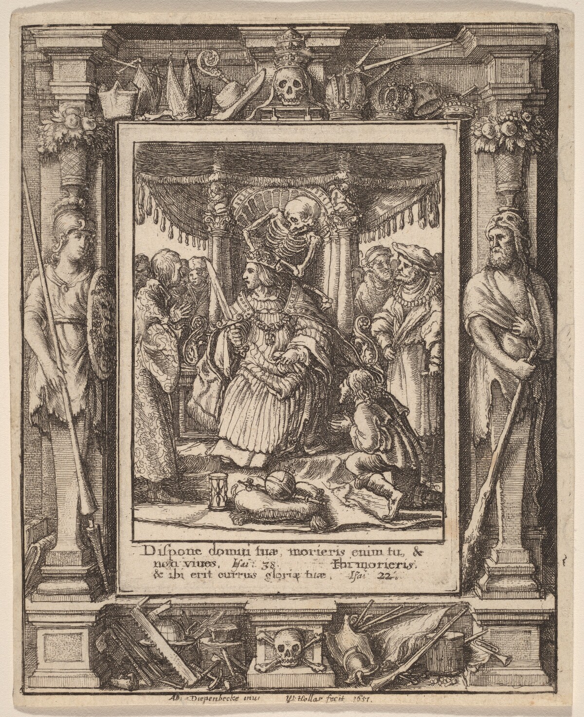 Emperor by Wenceslaus Hollar after Hans Holbein the Younger after Abraham van Diepenbeeck