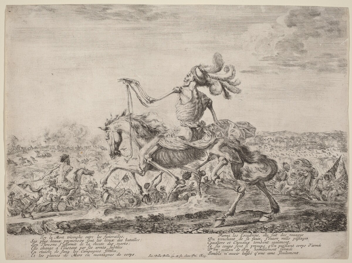 La Mort sur un champ de bataille [Death on a Battlefield] by Stefano Della Bella