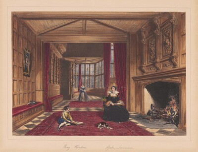Bay window on the Hall, Speke, Lancashire