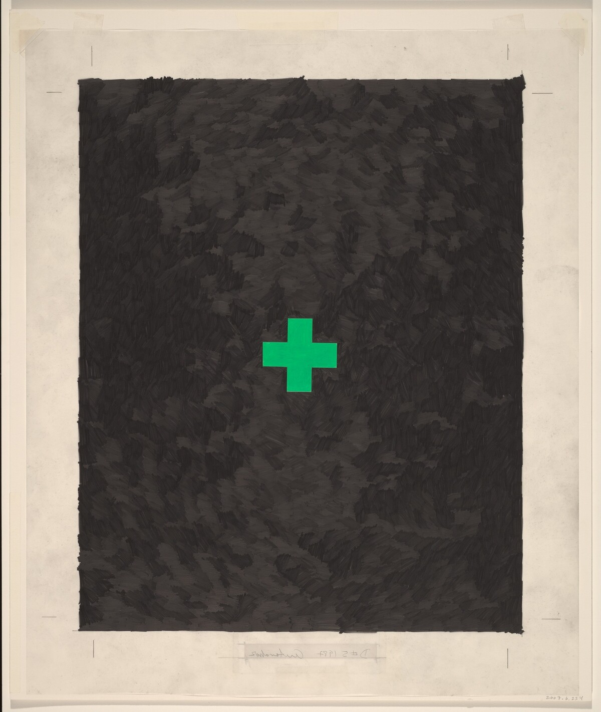Untitled Drawing D#5 - 87 by Stephen Antonakos