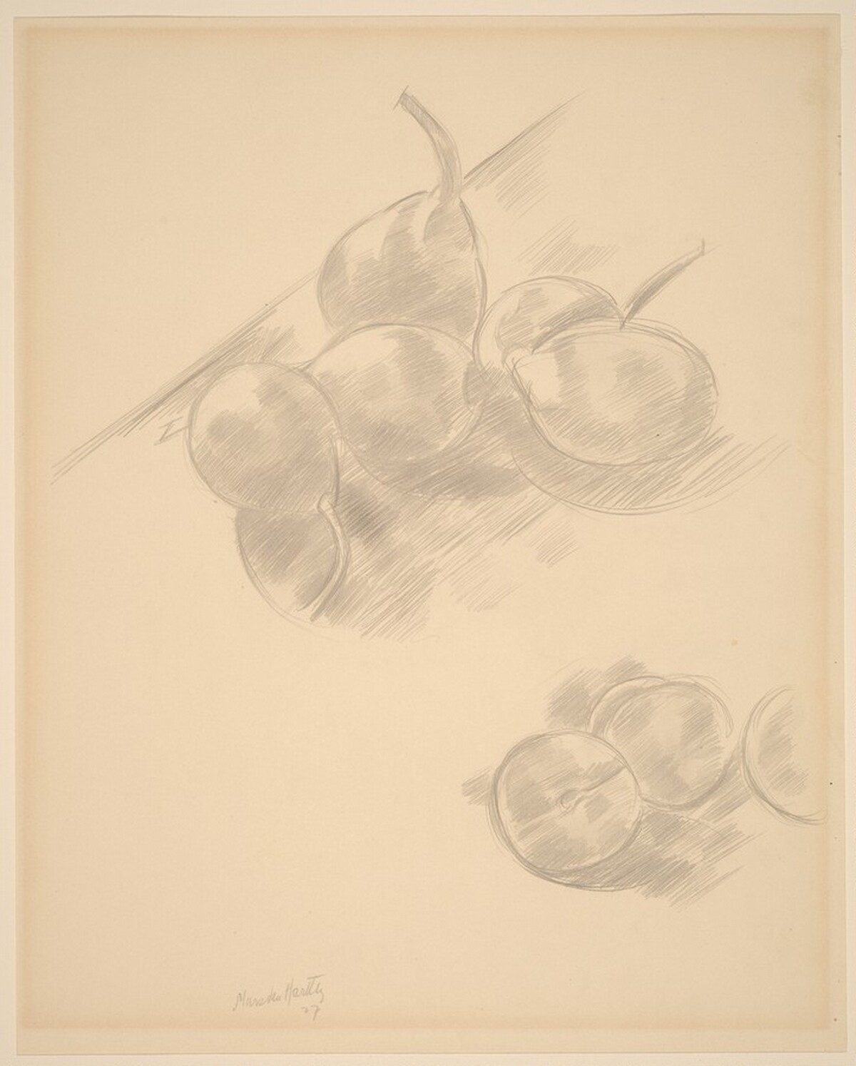 Plums and Pears by Marsden Hartley