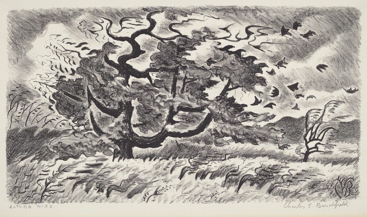 Autumn Wind by Charles Burchfield