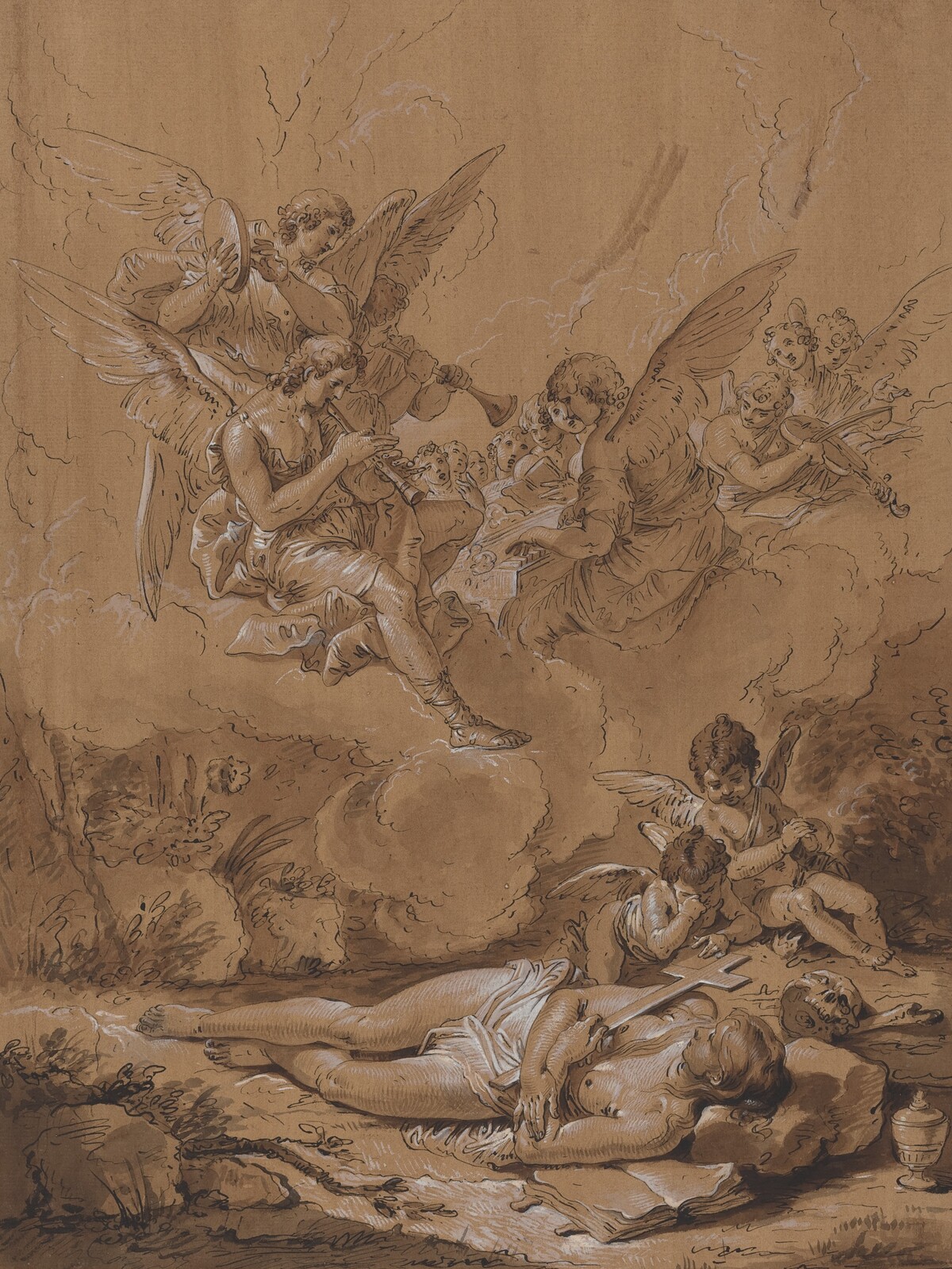 Death of the Magdalene by Follower of Francesco Fontebasso