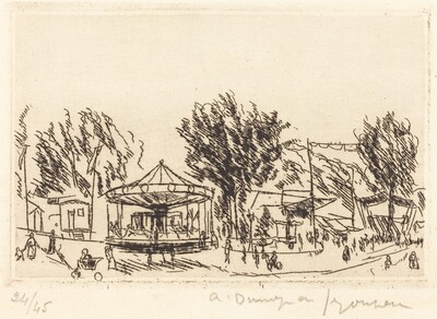 Fair at Chaville (La Foire a Chaville)
