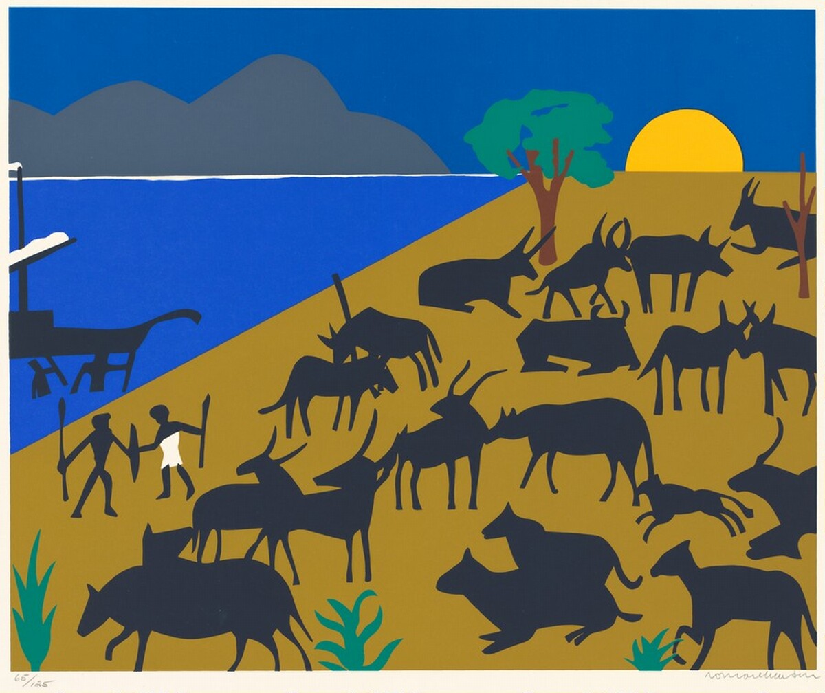 Cattle of the Sun God by Romare Bearden