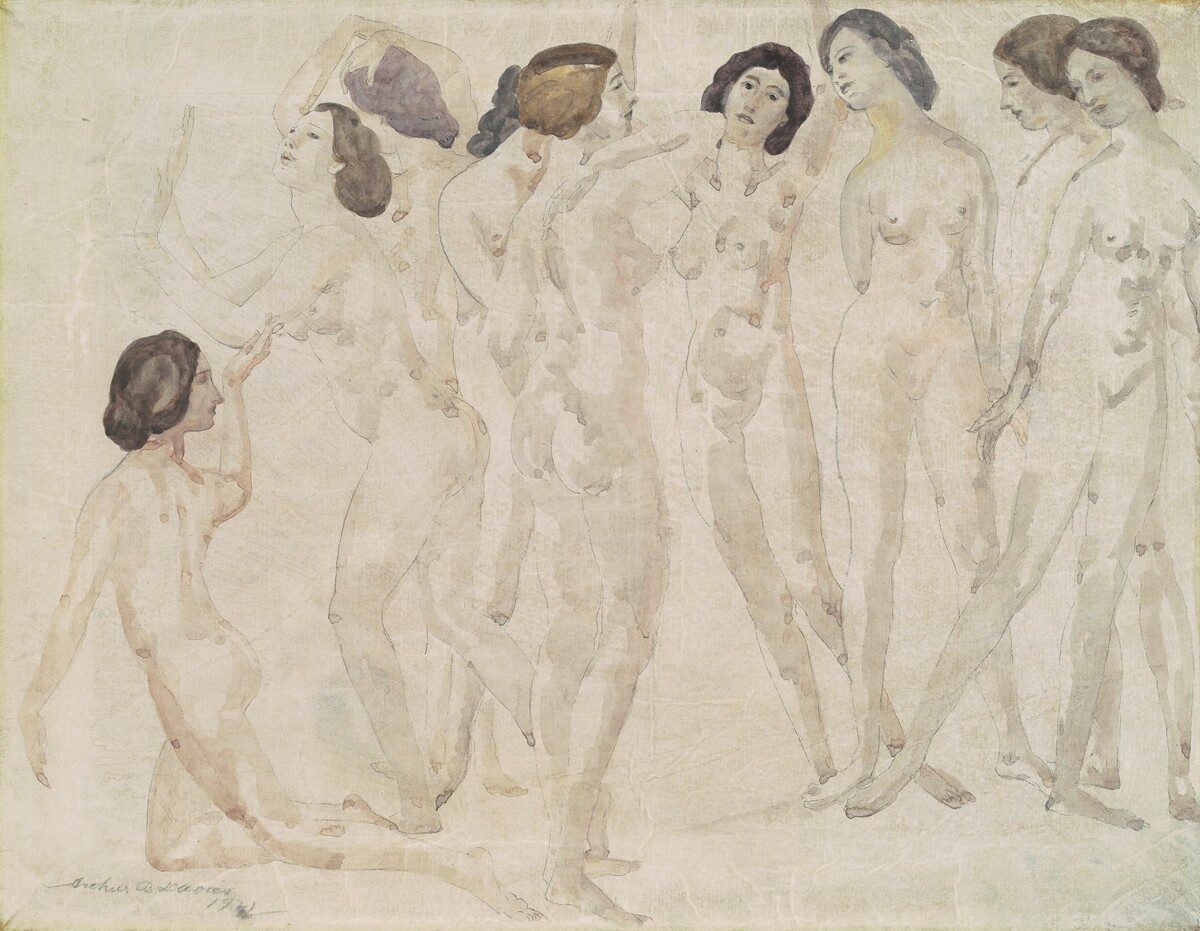 Nine Figures by Arthur B. Davies