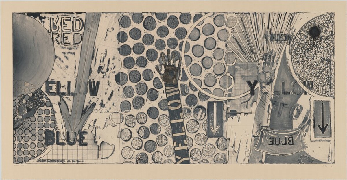Untitled [trial proof] by Jasper Johns