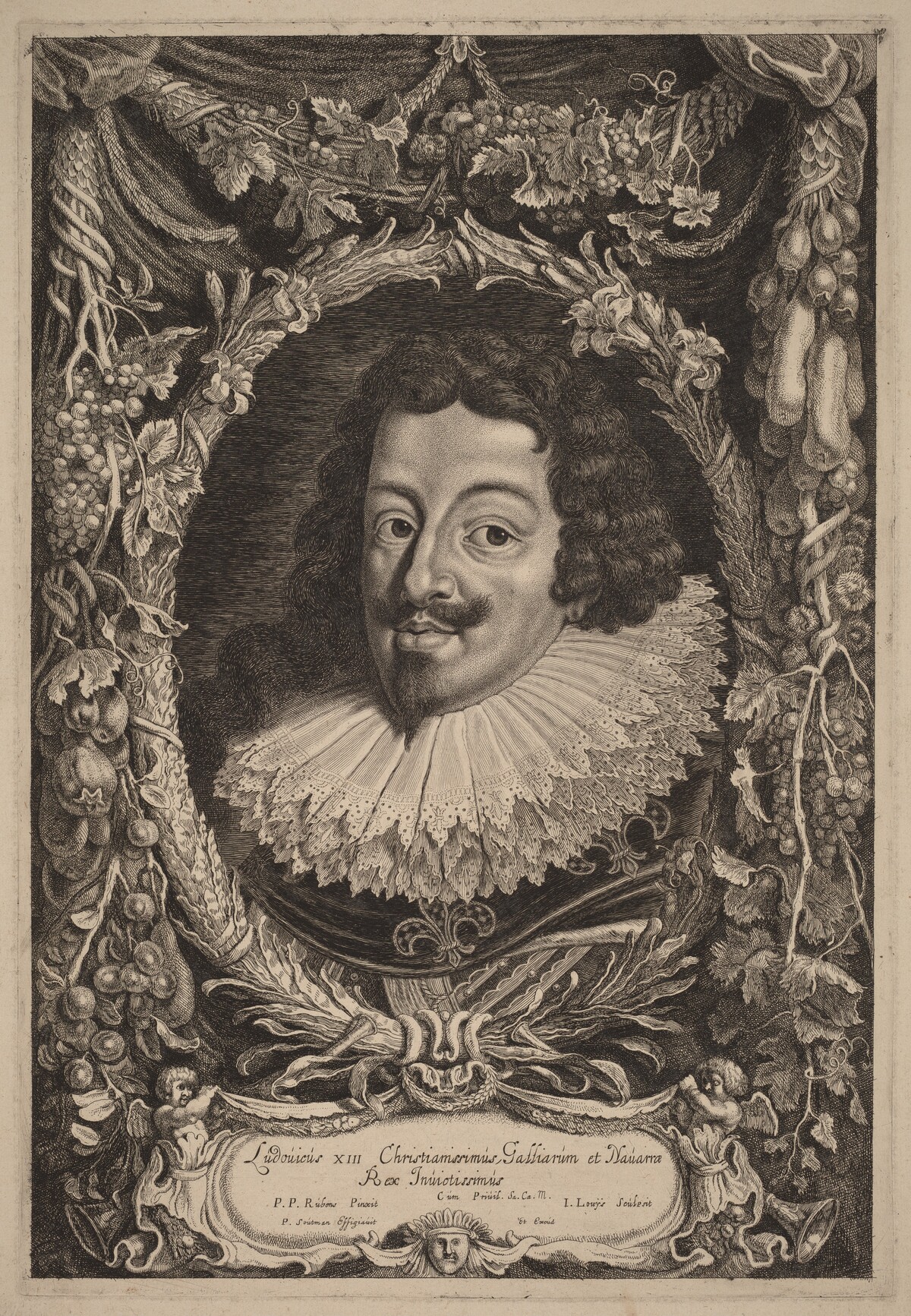 Louis XIII, King of France by Jacob Louis after Sir Peter Paul Rubens