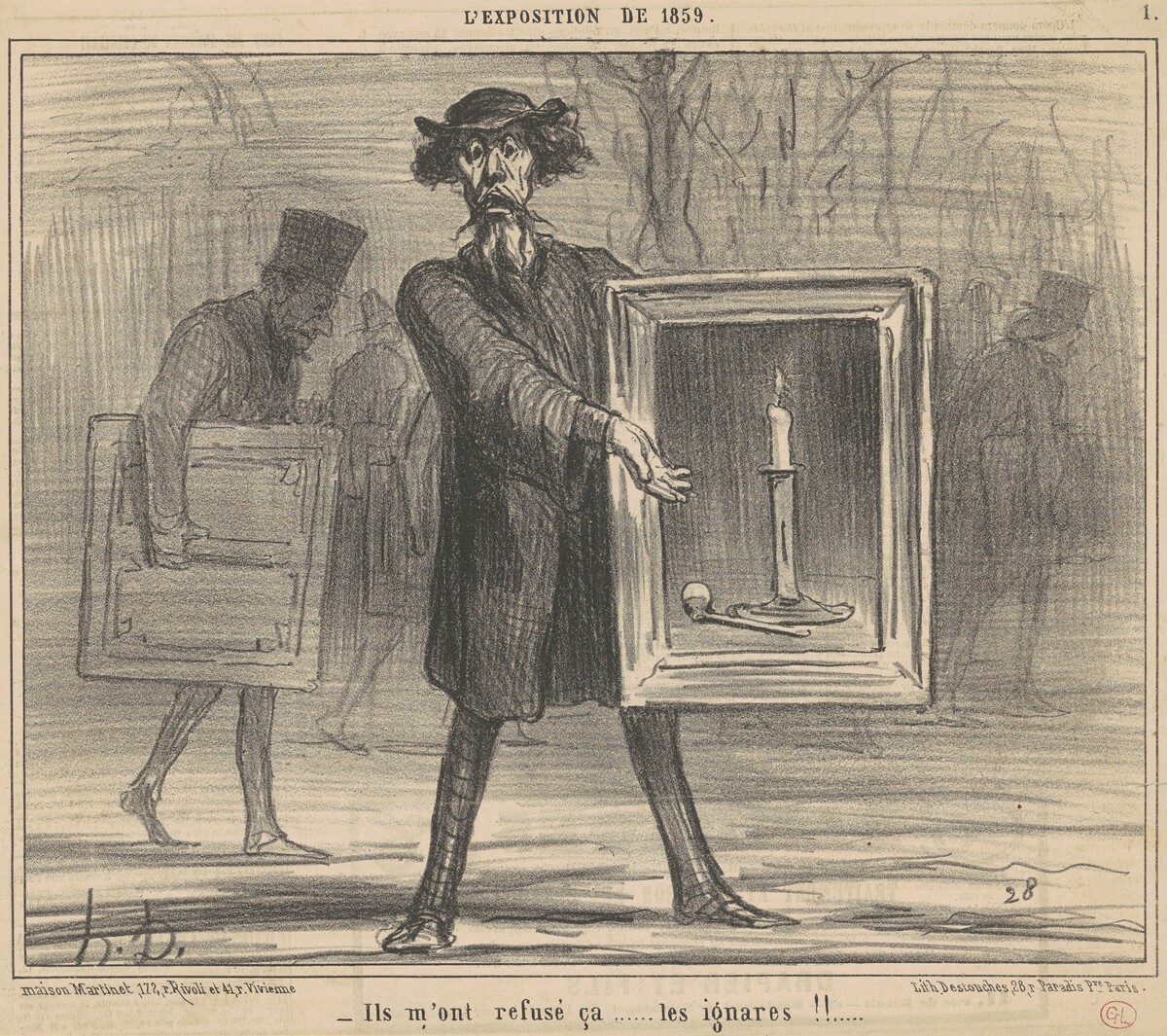 Ils m'ont refusé ca ... by Honoré Daumier