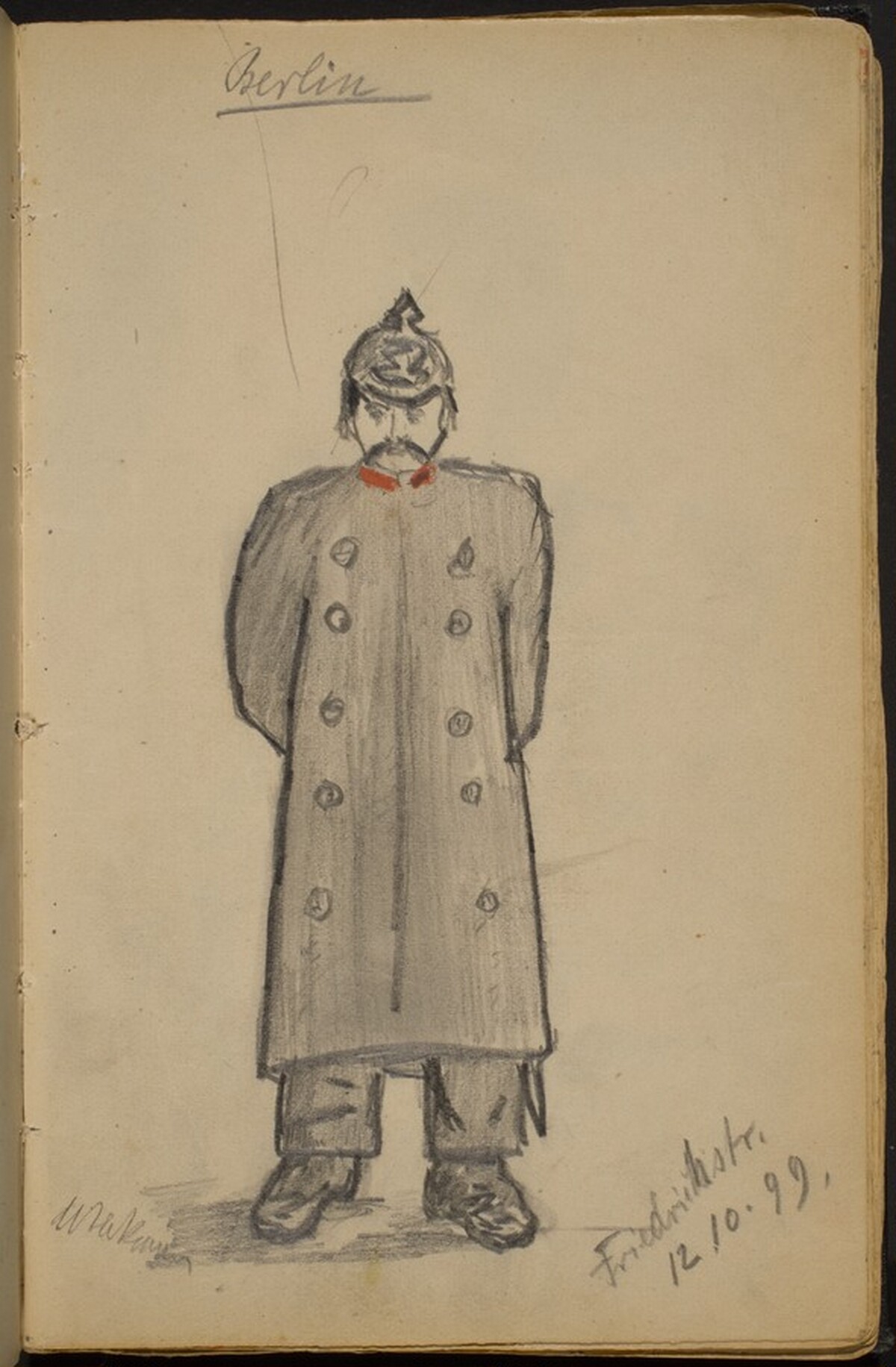 Policeman on Friedrich Strasse by Max Beckmann