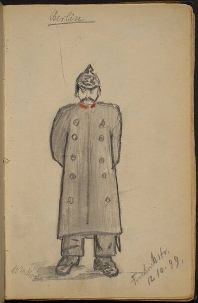 Policeman on Friedrich Strasse
