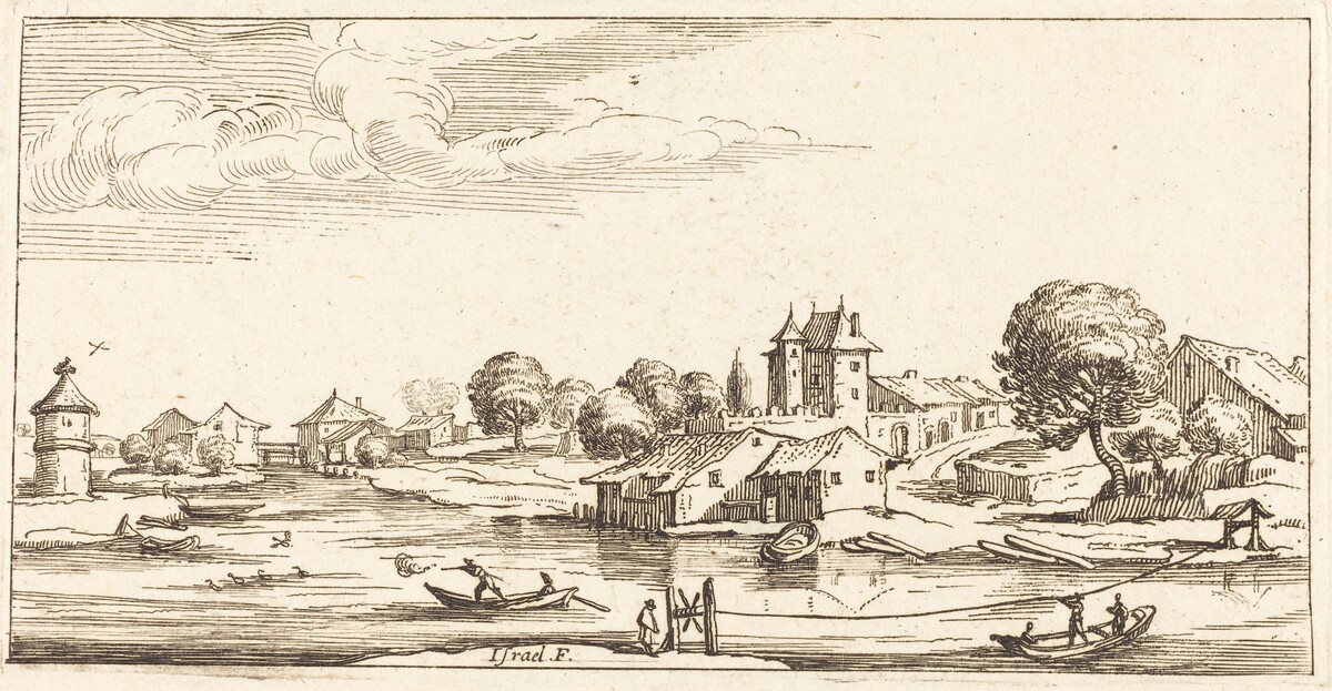 Landscape by after Jacques Callot