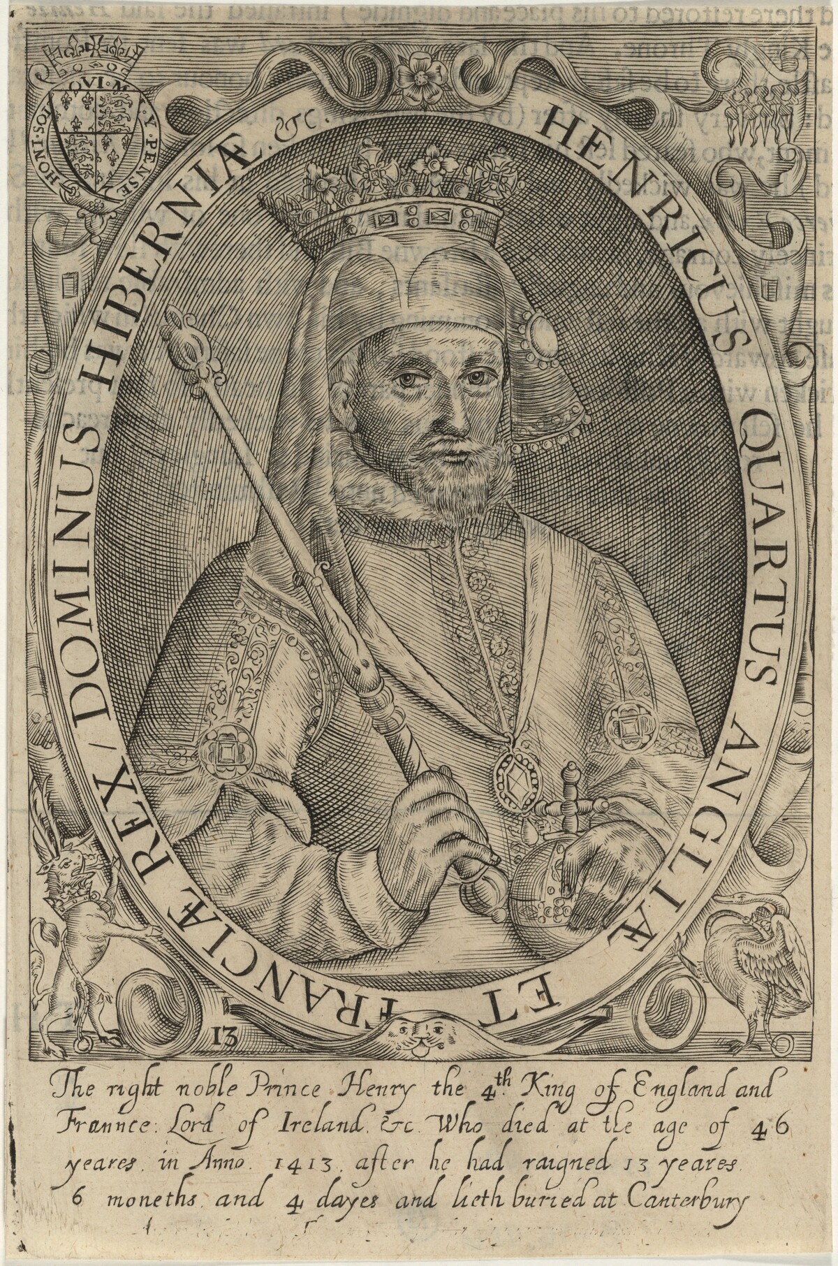 King Henry IV of England by Renold Elstrack