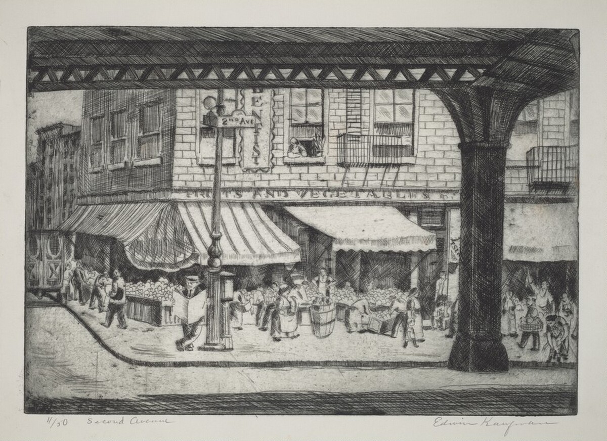 Second Avenue by Edwin Kaufman