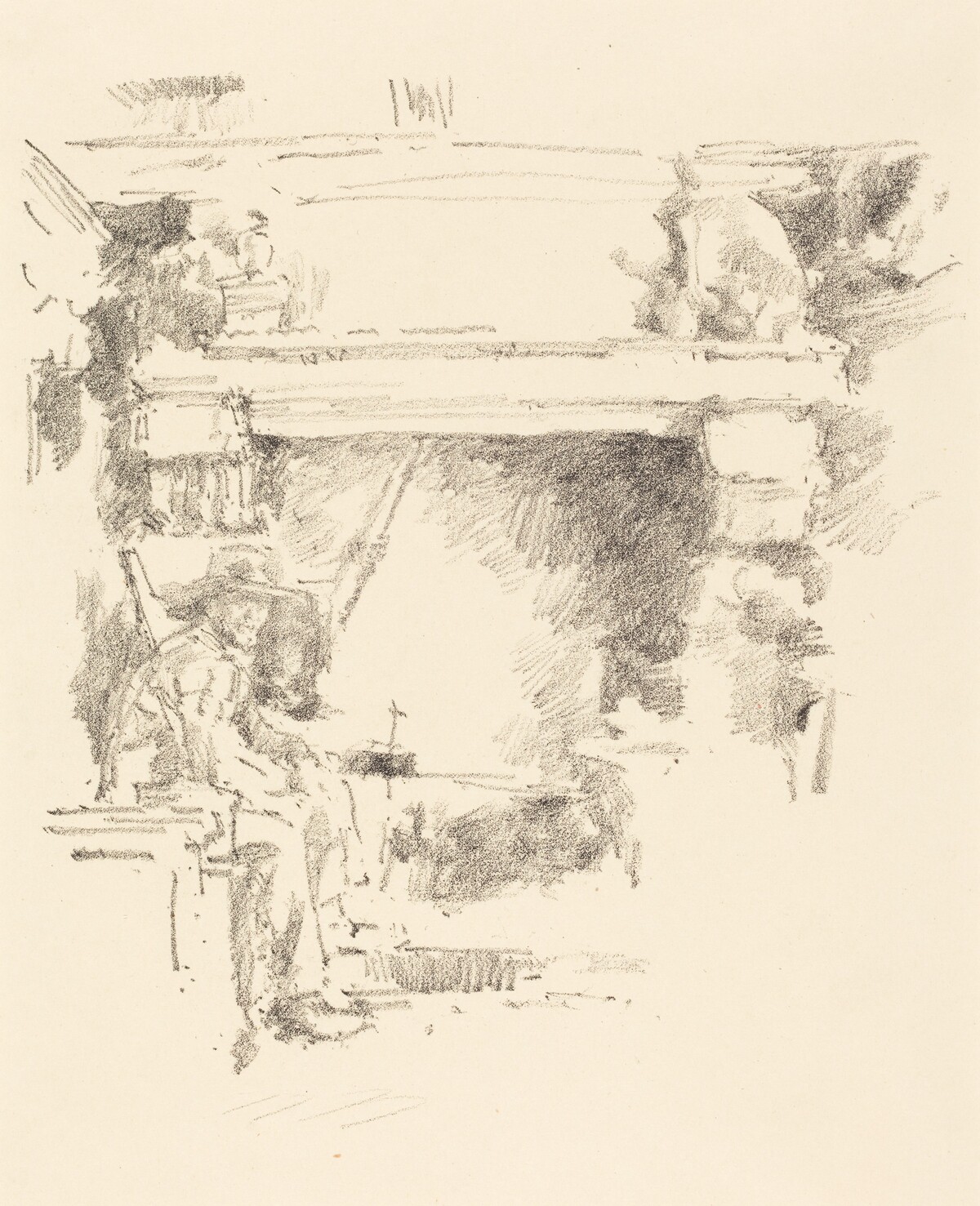 The Fireplace by James McNeill Whistler