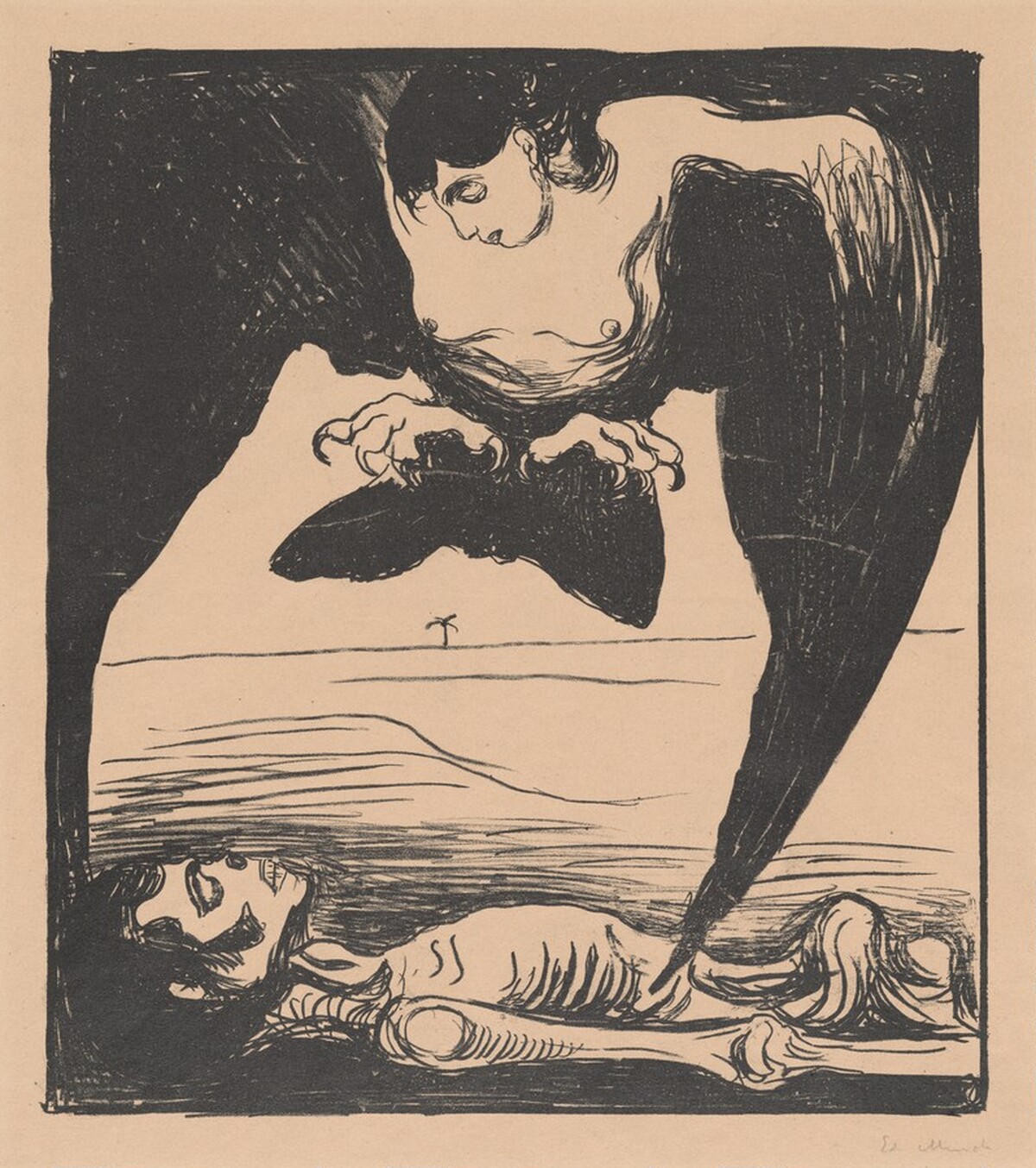 Harpy (Harpyie) by Edvard Munch
