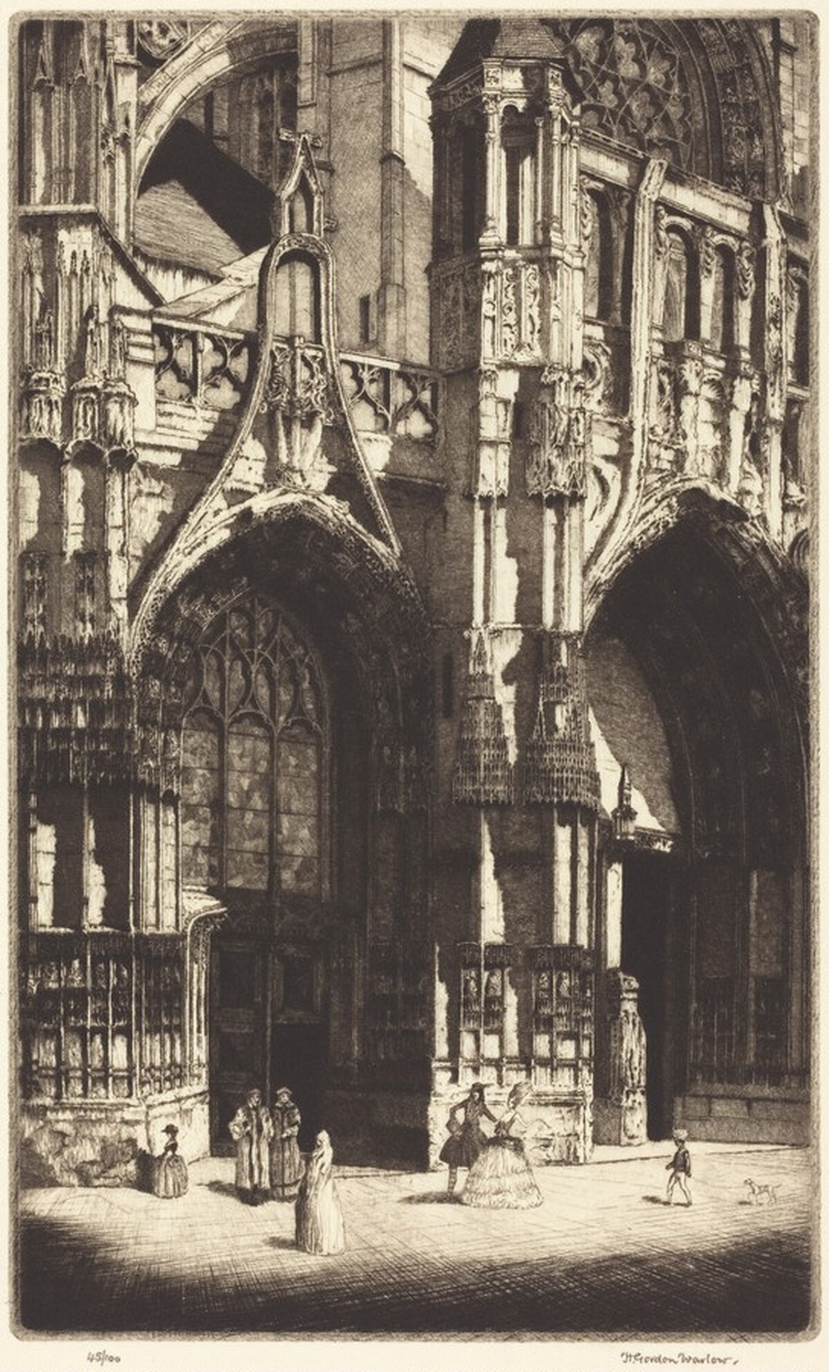 Notre Dame de Caudebec by H. Gordon Warlow