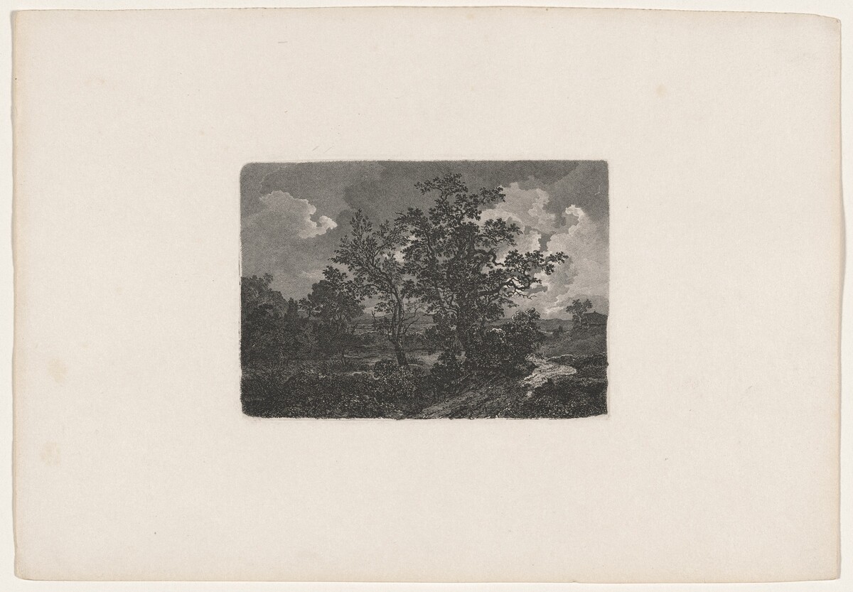 Nocturnal Landscape by Carl August Lebschée