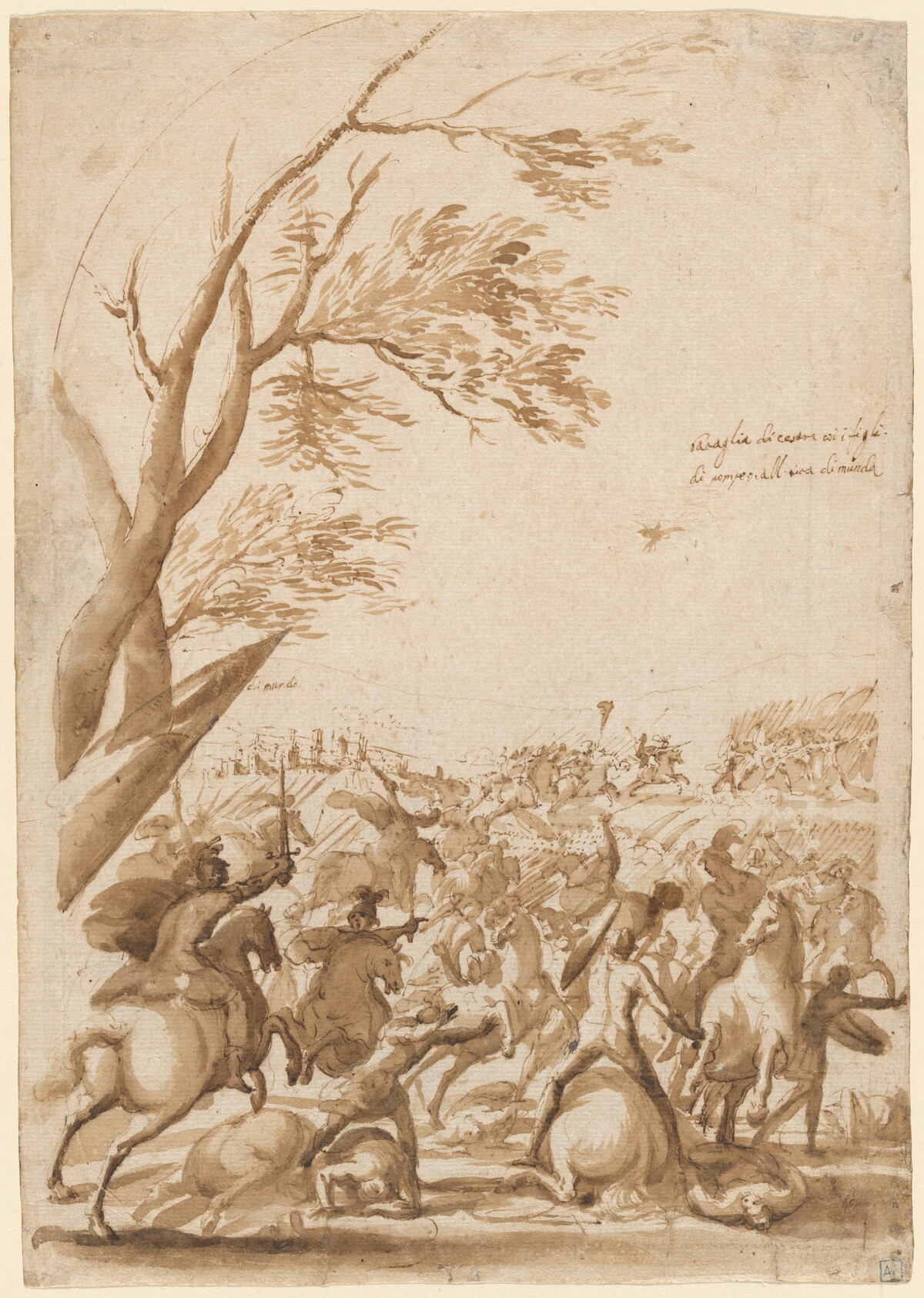 The Battle of Munda by Francesco Allegrini